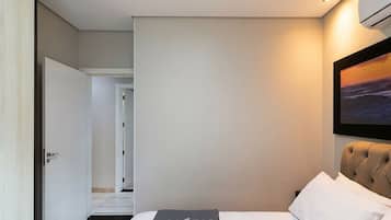 Apartamento | 1 quarto, roupas de cama premium, cortinas blackout, Wi-Fi de cortesia