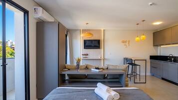 Apartment | 2 bedrooms, premium bedding, blackout drapes, free WiFi