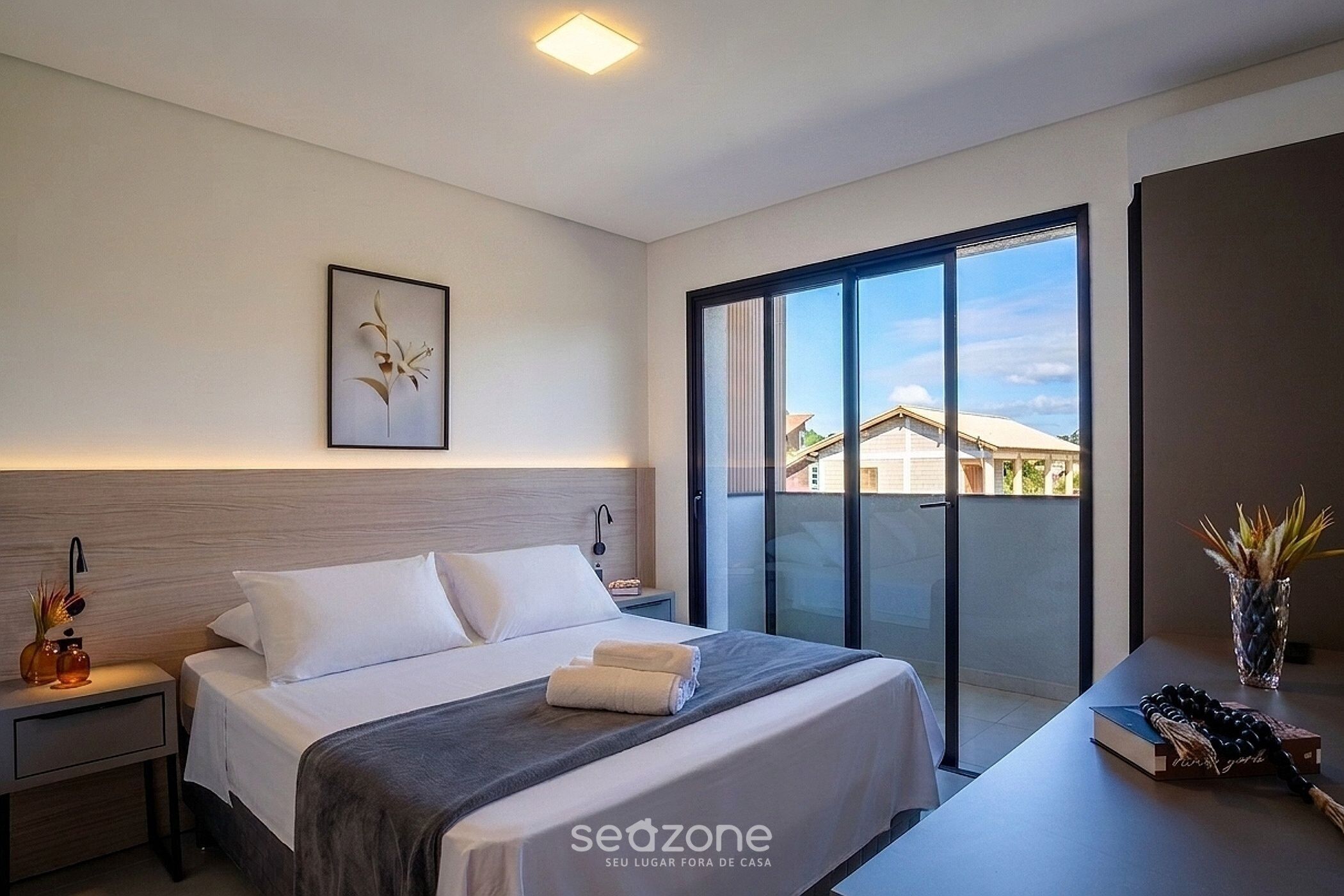 1 bedroom, premium bedding, blackout curtains, free WiFi