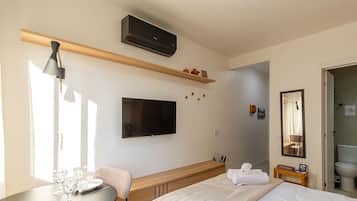 Apartemen | 1 kamar tidur, seprai premium, tirai kedap cahaya, dan Wi-Fi gratis