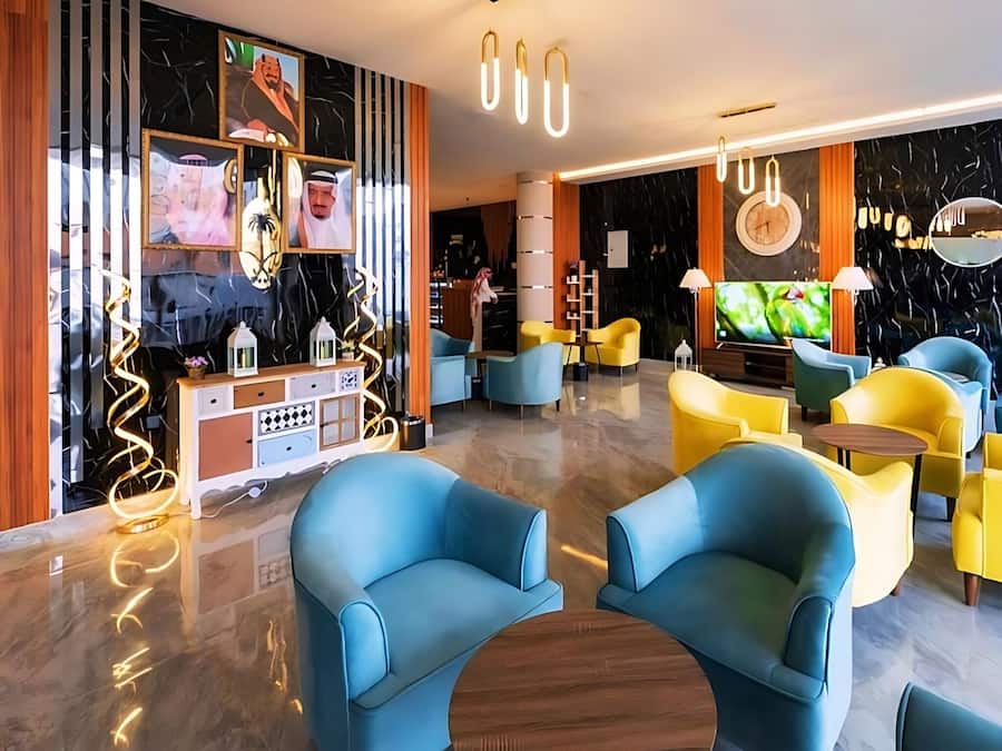 Sala de estar en el lobby