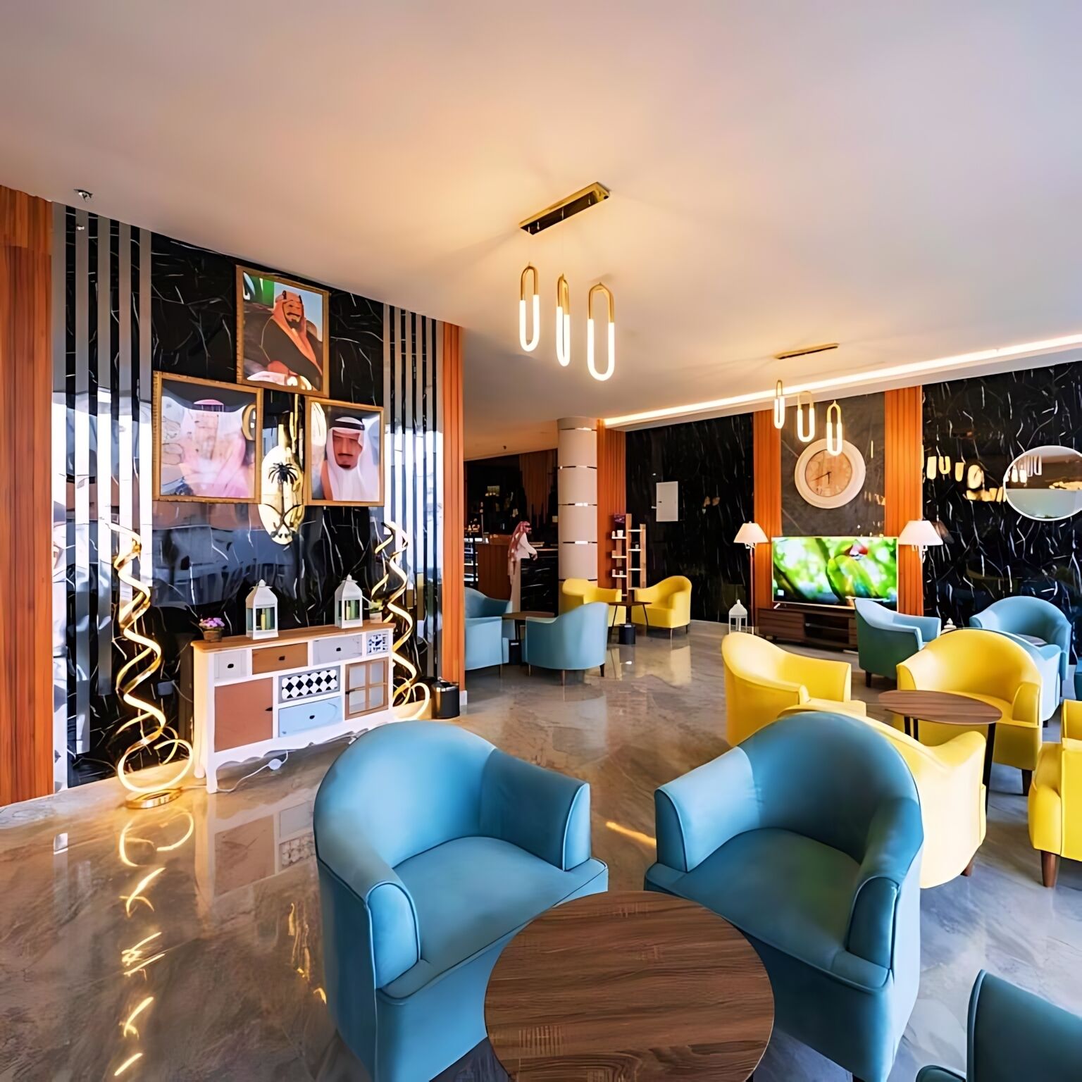 Lobby sitting area