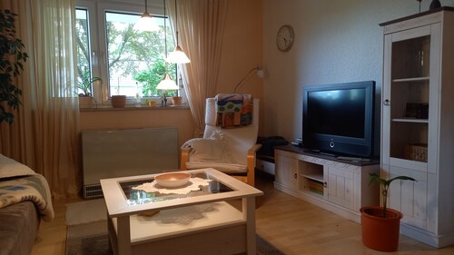 Ferienwohnung "An den Mainauen" - Erholung für Zwei- und Vierbeiner