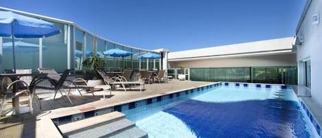 Indoor pool, outdoor pool