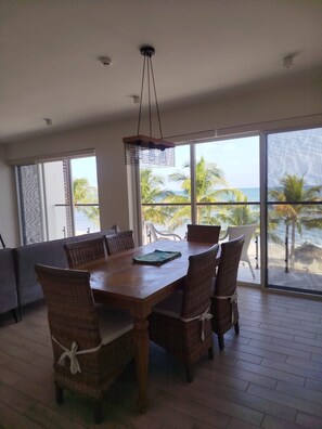 Dining - Oceanfront 4BR Suite on the Beach Playa Caracol Beach Club and Resort (Chame)