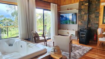 Cabin, Partial Lake View | Interior