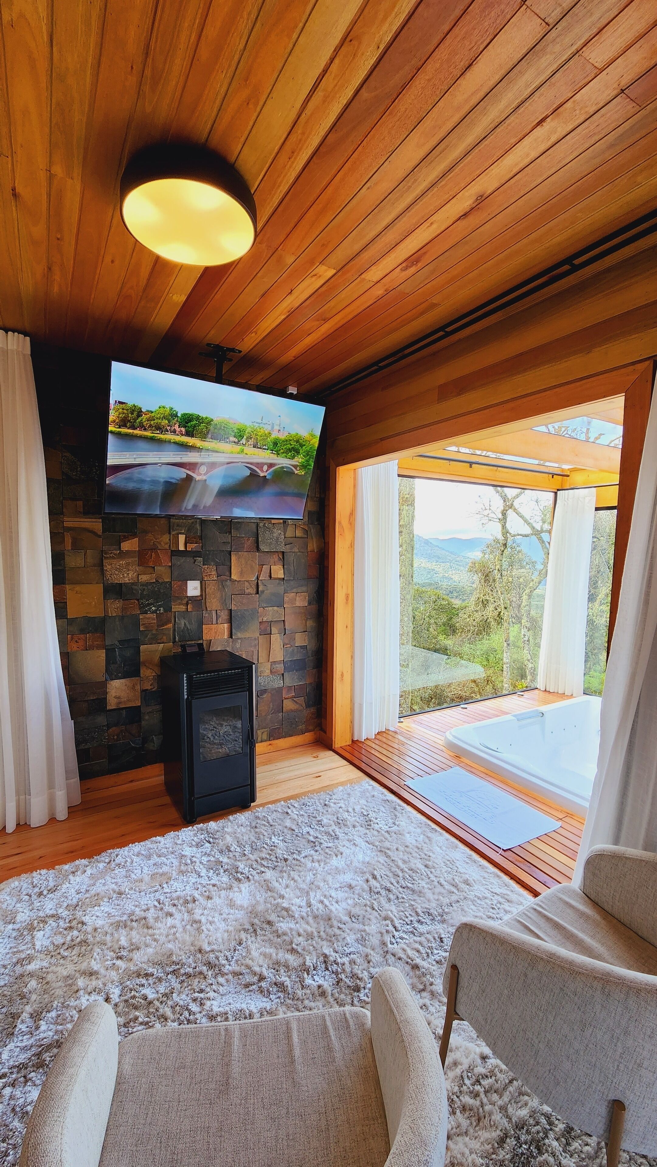 Cabin, Valley View | Living area