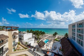 Pool - Best Penhouse in town, Amazing sea views 2 bdr.w/private pool (Playa del Carmen)
