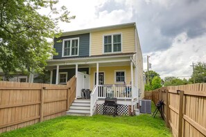 Exterior - RVA Retreat Sauna  Relaxing Home Fenced Yard (Richmond)