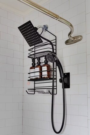 Hair dryer, towels, soap, toilet paper - RVA Retreat Sauna  Relaxing Home Fenced Yard (Richmond)