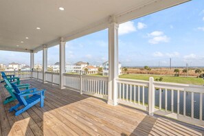 House, 5 Bedrooms | Terrace/patio - Blu Pearl 5 Bedroom Home (Galveston)