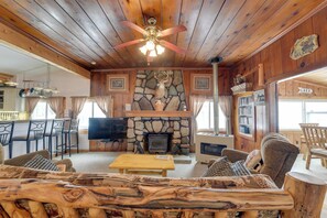 Interior - Private Dock & Views! Family Home on Paradise Lake (Carp Lake)