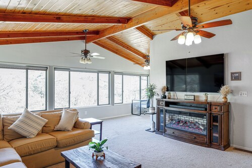 Mtn-view Getaway w/ Game Room, 1 Mi to Kern River!