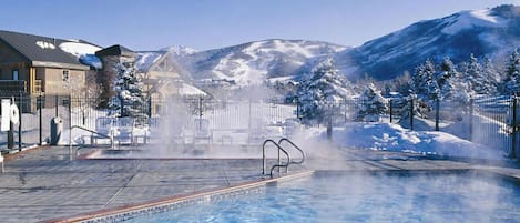 Indoor pool, outdoor pool