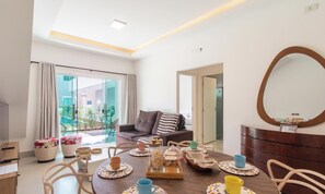 Basic Apartment | Dining - Apts in Condominium w/ Pool 450 Meters fr/ Taperapuan Beach - Atas (Porto Seguro)