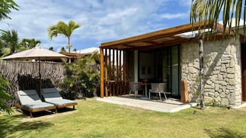 Luxury Bungalow, Lanai, Garden View | Terrace/patio