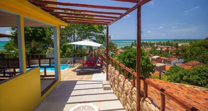 Chal c Piscina e Vista Mar em Barra de Camaragibe