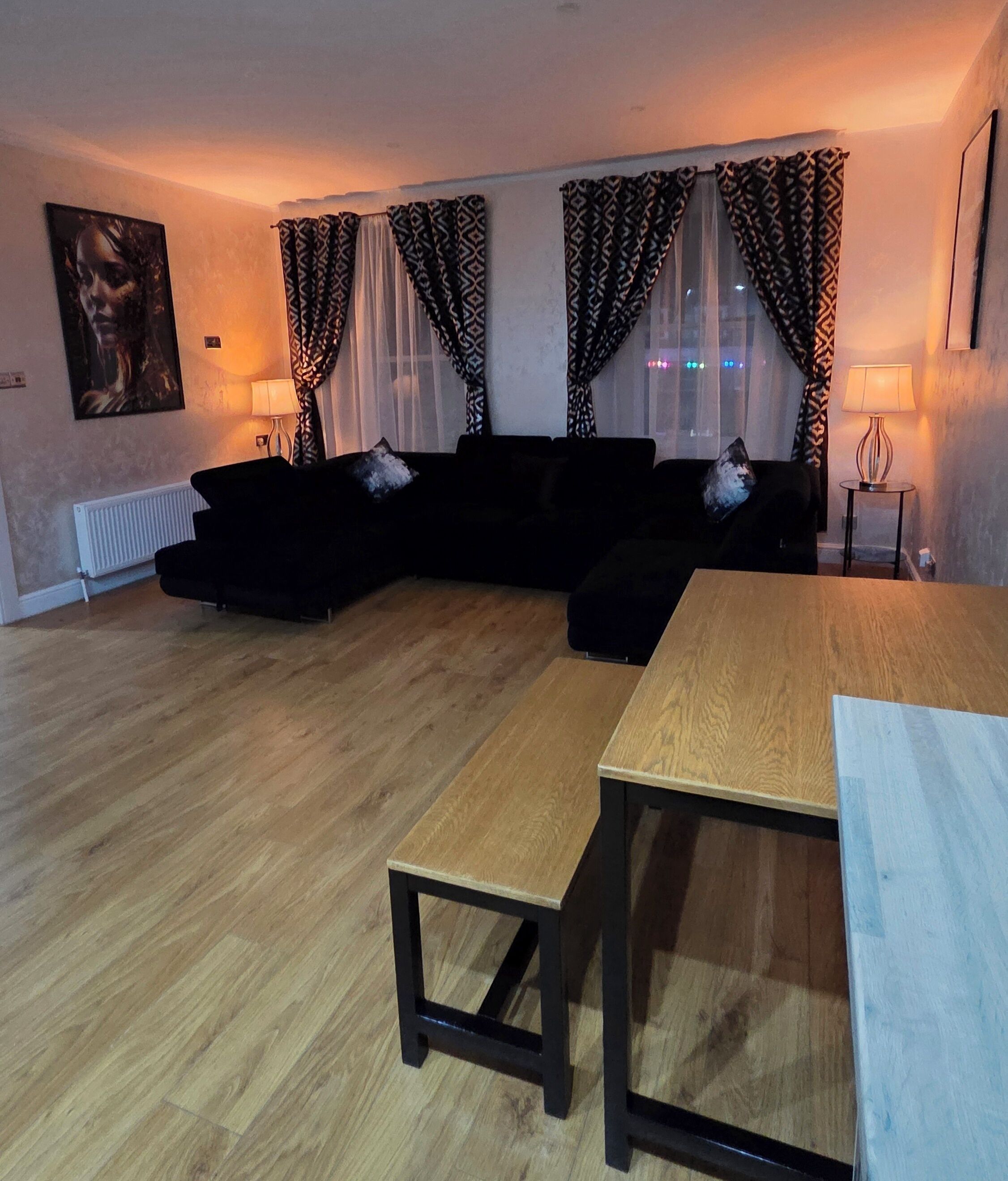 Área de sala de estar