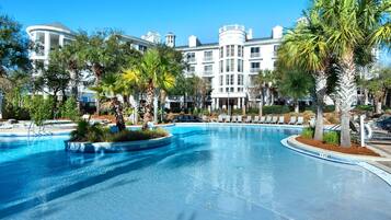 Condo, 1 cama King size y sofá cama (Luau I 7010) | Alberca | Alberca al aire libre