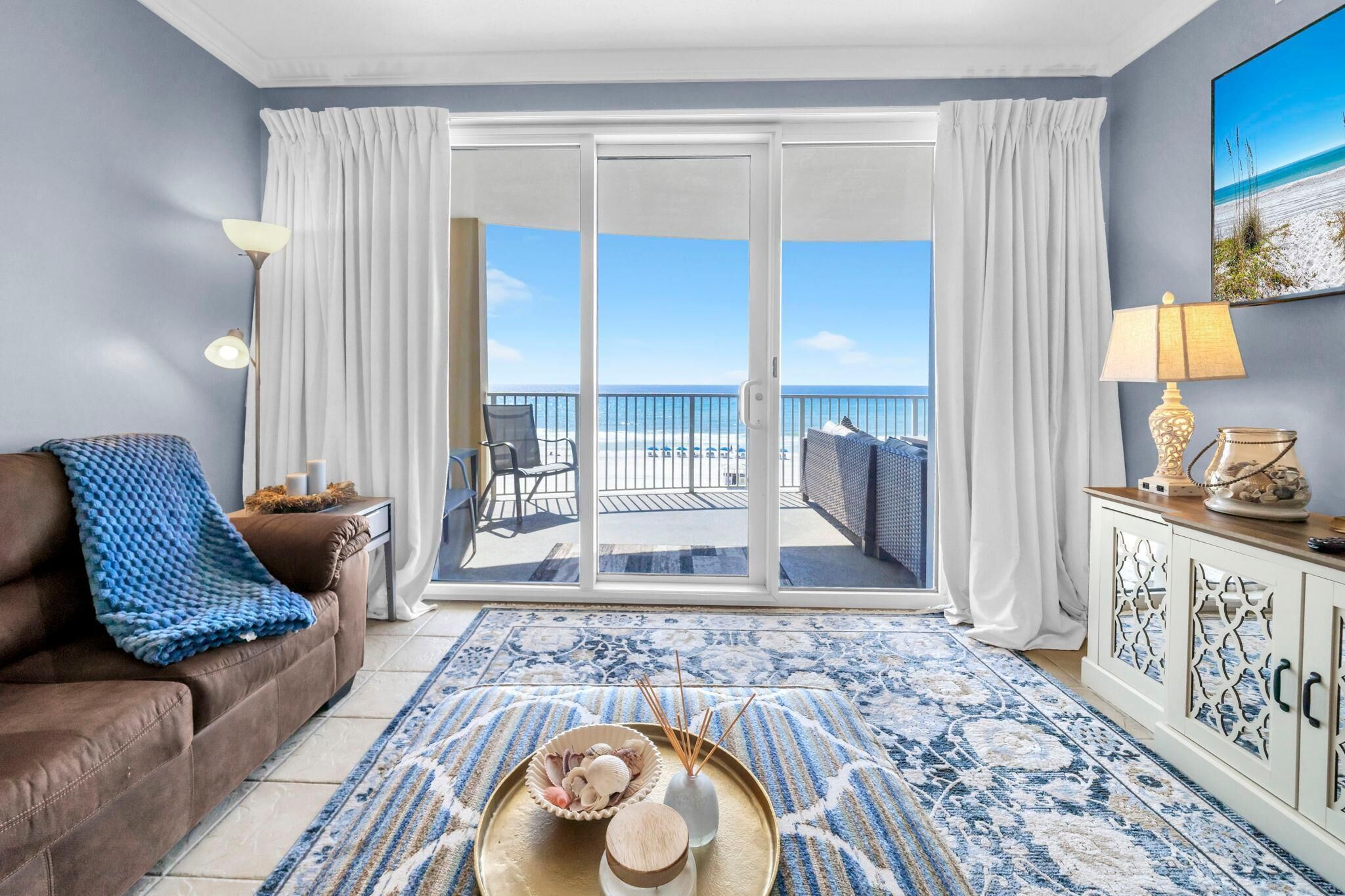 Appart'hôtel, plusieurs lits (Ocean Villa 404) | Coin séjour