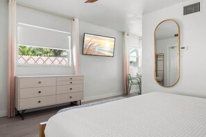 Iron/ironing board, travel cot, WiFi, bed sheets - Studio w/ King Bed | Heated Pool, Steps to Beach! (Clearwater)