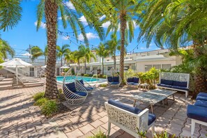 Terrace/patio - NEW! North Petite Room | Steps to the Beach! (Clearwater)