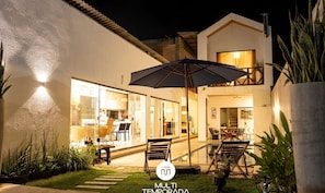 Front of property – evening/night