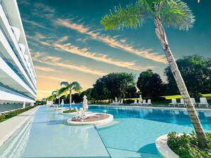 Outdoor pool - Resort-Style Penthouse with Breathtaking Views (Punta Cana)