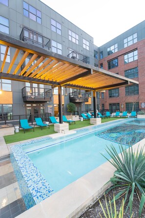 Pool - Upscale Deep Ellum Retreat w/ King Bed • Pool • Skyline Vibes (Dallas)