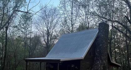 Cozy cabin with pond