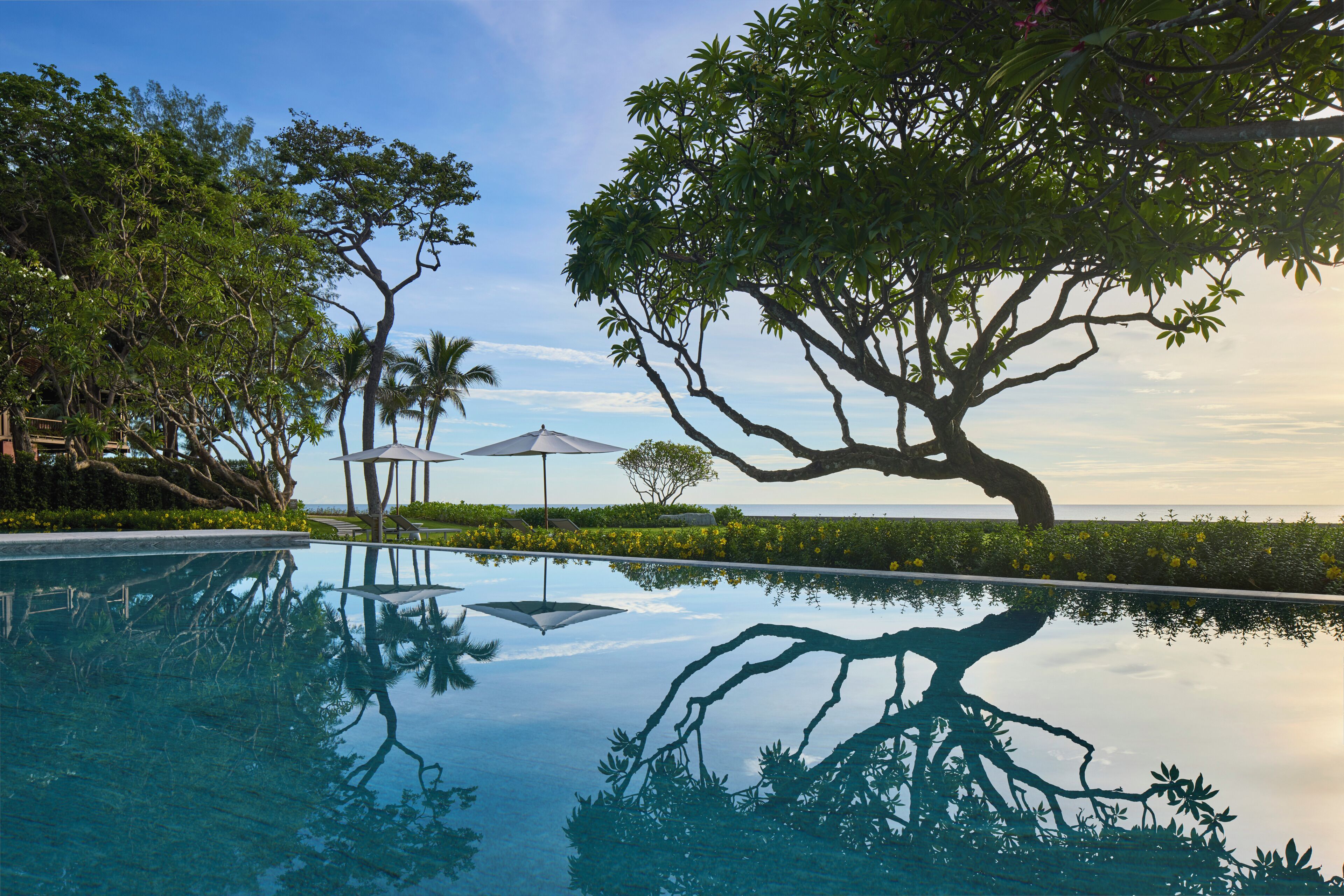 2 outdoor pools, open 7:00 AM to 6:30 PM, pool umbrellas, sun loungers