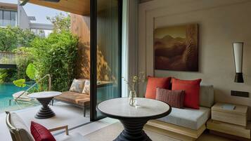 Room, 1 King Bed with Sofa bed, Balcony (Pool Access) | Free WiFi