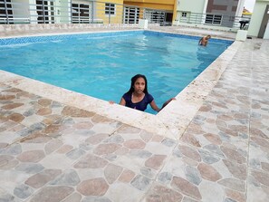 Pool - Apartment with swimming pool and free parking in Santo Domingo, Dominican Republic (Santo Domingo Este)