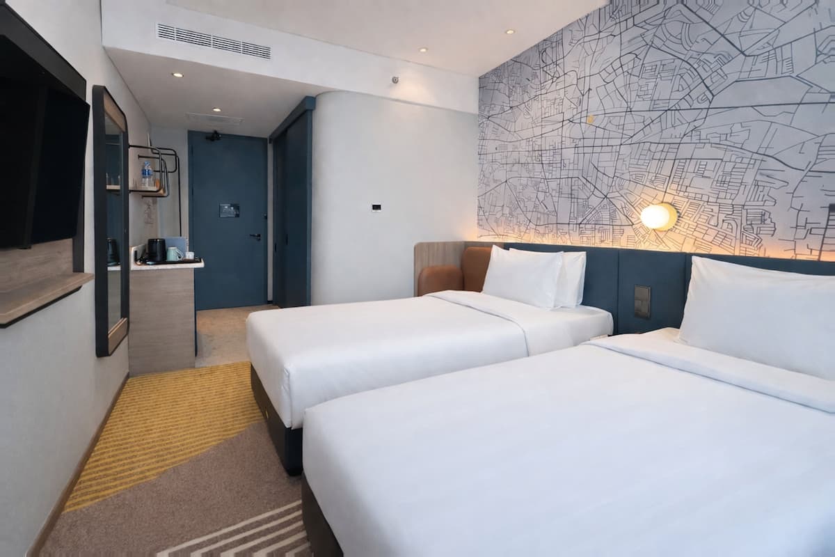 Habitació estàndard, 2 llits individuals, no fumadors