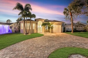 Exterior - NEW! Waterfront Oasis with 2 Ensuite Bedrooms, Office (Indian Rocks Beach)