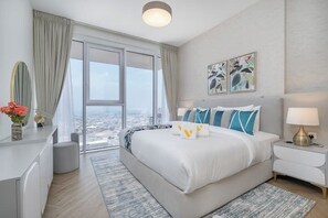 Apartamento superluxo, sacada, vista para a cidade