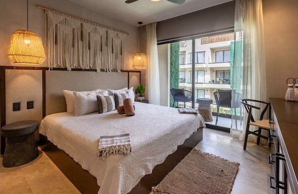 Appart'hôtel Deluxe, balcon, vue piscine