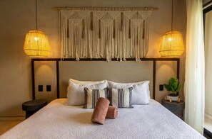 Deluxe Condo, Balcony, Pool View | In-room safe, laptop workspace, blackout curtains, iron/ironing board - Bakal Tulum (Tulum)
