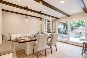 Dining - Spacious 5-bedroom house near the beach w/ Pool, Spa & BBQ (Huntington Beach)