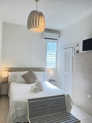 1 bedroom, iron/ironing board, free WiFi, bed sheets - Beach side Ocean Park tropical studio. (San Juan)