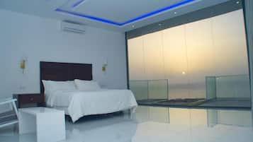 Suite Luxe, balcon, vue océan