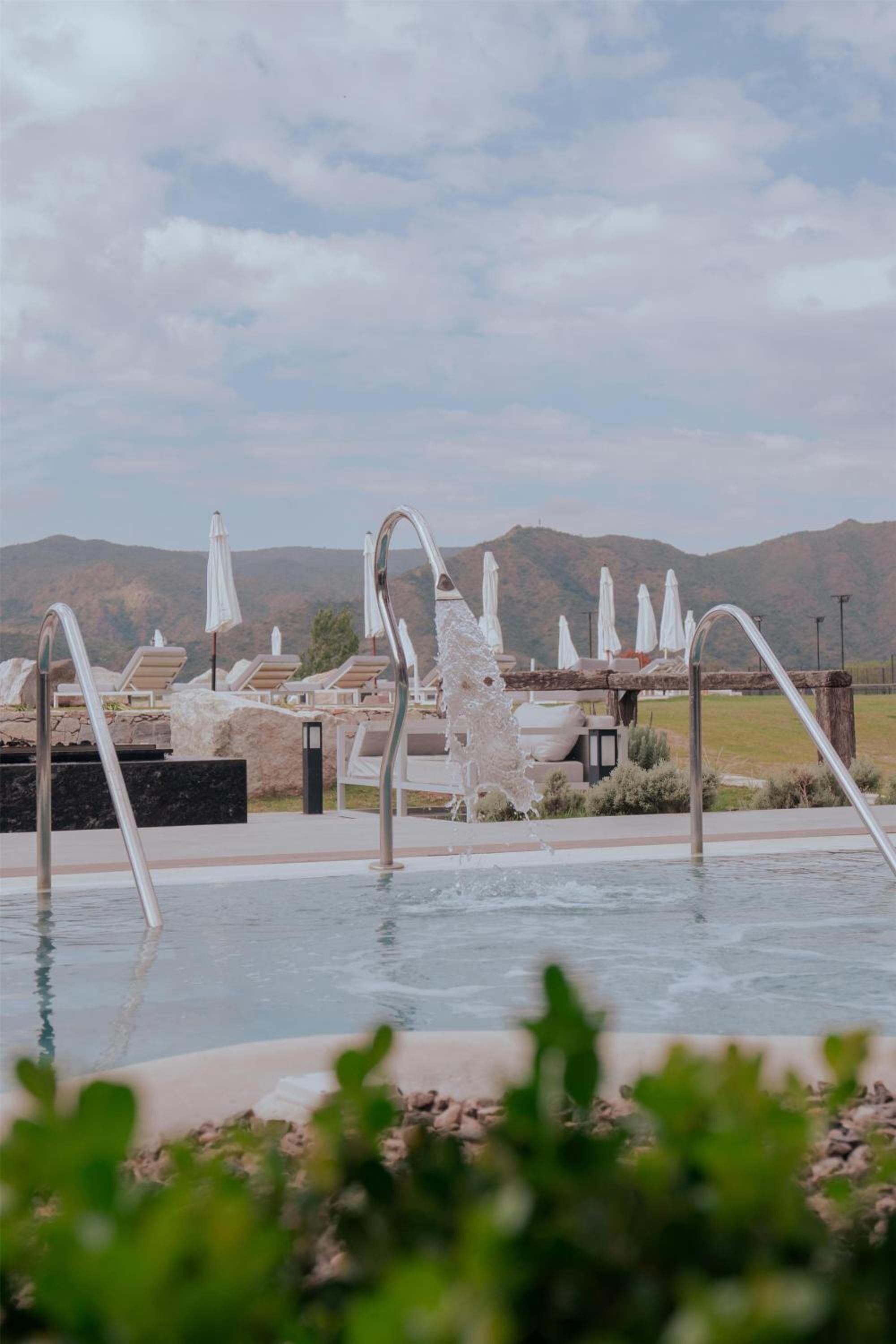 Una piscina techada, una piscina climatizada