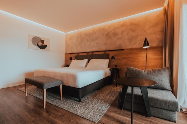 Bedroom. Interior and views may vary based on location and availability.