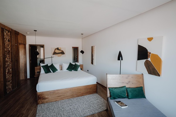 Bedroom. Interior and views may vary based on location and availability.