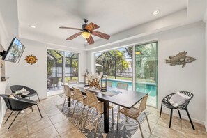 Dining - The Siesta Shortcut | Spacious Pool Home Minutes to Siesta Key Beach (Sarasota)