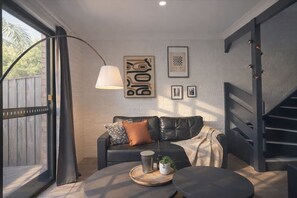 Living area - Modern 2BR Townhouse Walk 2 Shops | Pool + Parking (Eight Mile Plains)