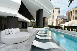Pool - Iconic Queen’s Wharf 2BR Prime CBD Location (Brisbane City)