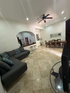 Living area - Awesome huge condo steps from Mamitas beach (Playa del Carmen)