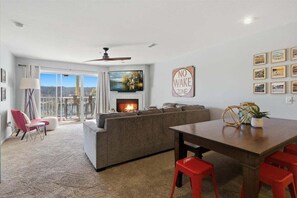 Condo, Multiple Beds, Patio (Martinis on the Ledge) | Living area - Beach Area, 2 Pools, Pet-friendly Condo at 20.5mm (Osage Beach)