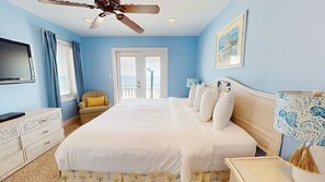 4 bedrooms, iron/ironing board, free WiFi, bed sheets - Blessed Blue - Gulf front with private pool on the East End of St. George Island. Pet Friendly! (St. George Island)
